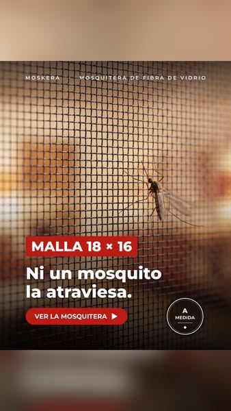 Mosquitera de puerta a medida