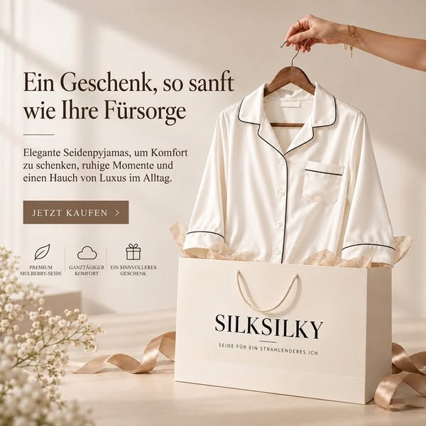 100% Maulbeerseide Pyjama