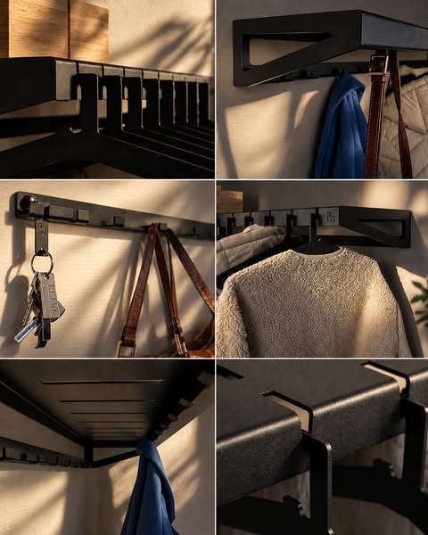 Ontdek wandkapstok RACKY