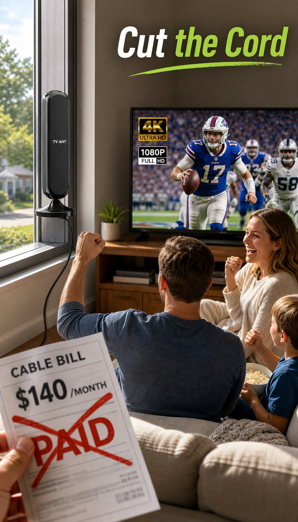 No more monthly TV bills
