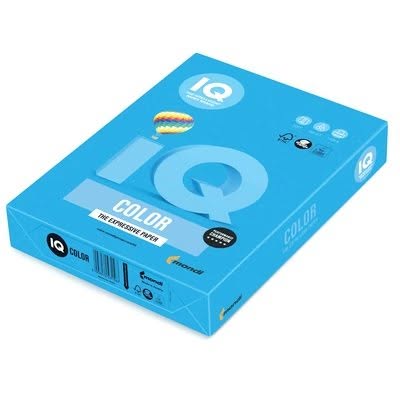 carta mondi iq color a4 g160 azzurro forte risma da 250 fogli