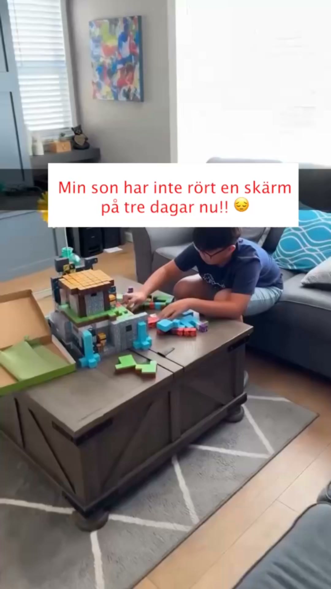 Skärmtid byttes ut mot byggande