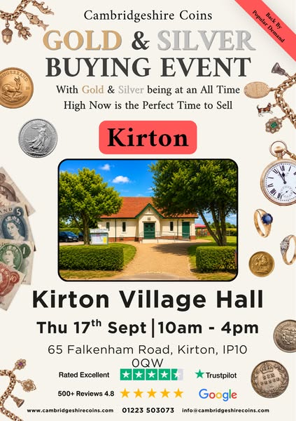FREE Valuation Event | Kirton, Falkenham & surrounding areas