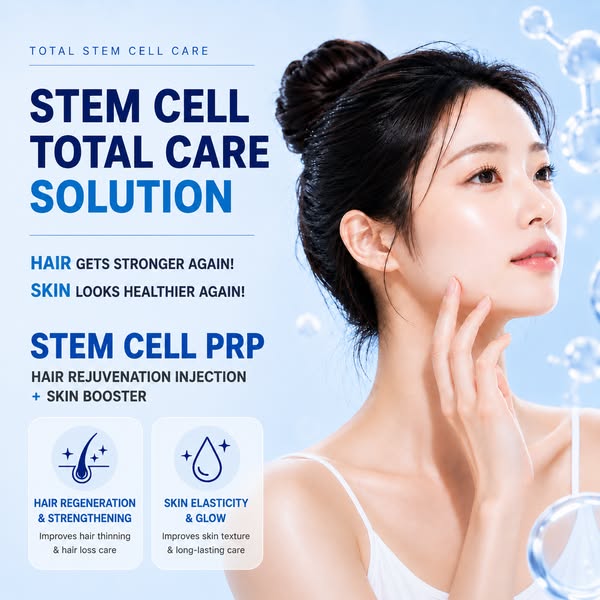 2-in-1 Stem Cell PRP: Thicker Hair & Glowing Skin