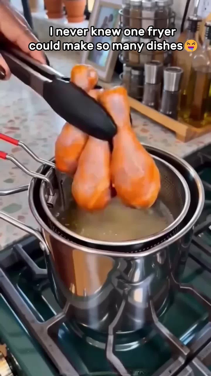 Multifunctional 304 Stainless Steel Fryer