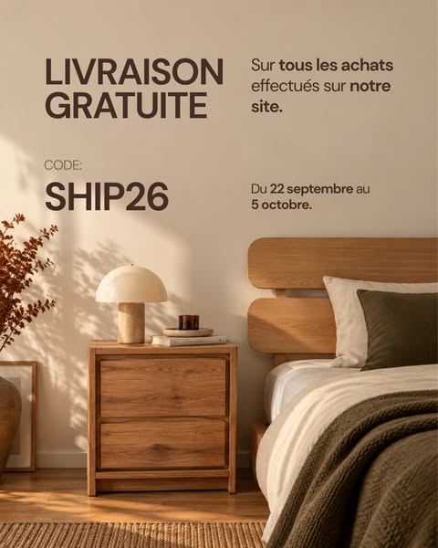 Livraison gratuite avec SHIP26
