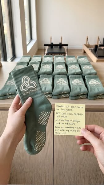 Get your free grip sock design. No order needed.