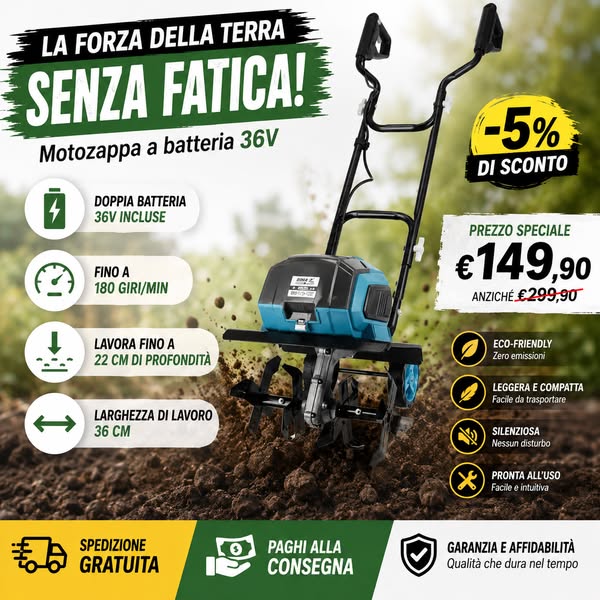 Ultimi pezzi in magazzino.
