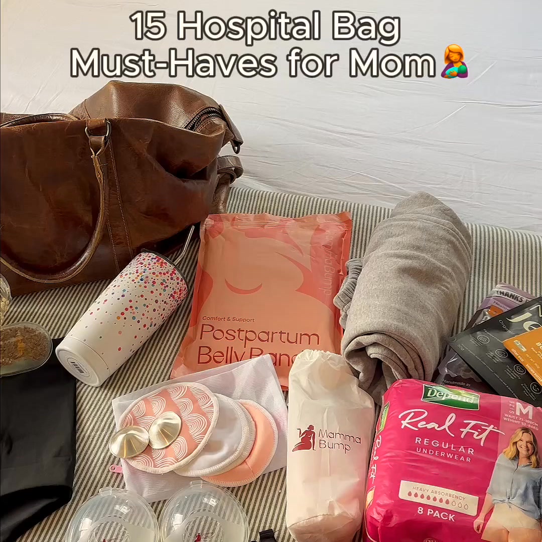 What Moms Really Pack for the Hospital