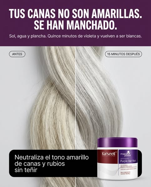 Es naranja. Y en 15 minutos deja de serlo.