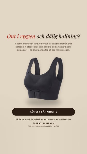 Ont i ryggen och dålig hållning?