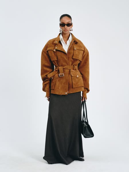 The Utility Belted Jacket