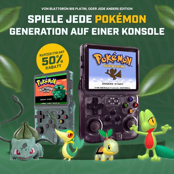 Drücke Start