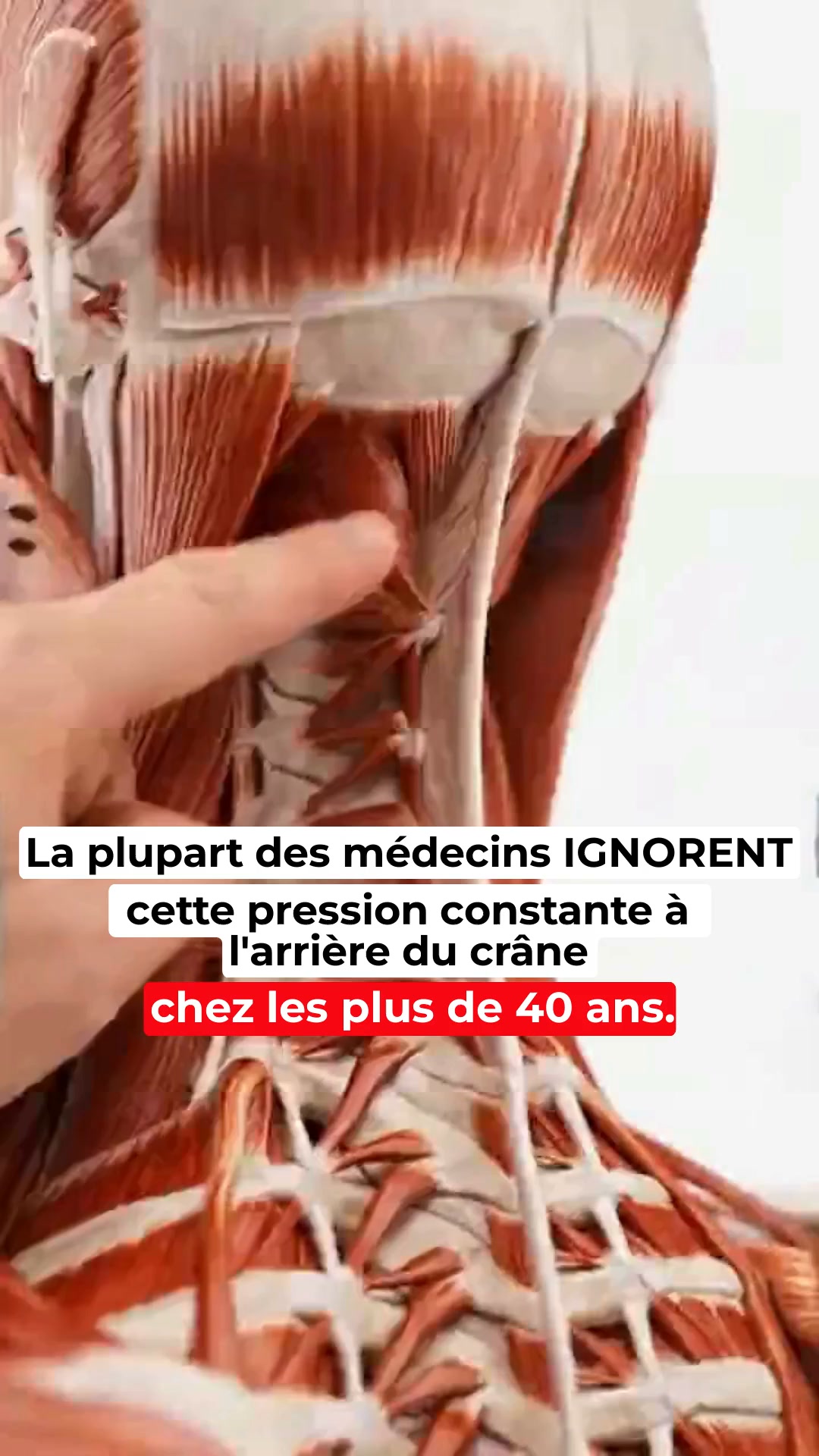 Enfin libéré des douleurs