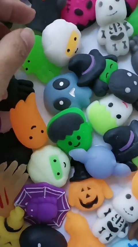 30PCS Halloween Mochi Squishy Toys