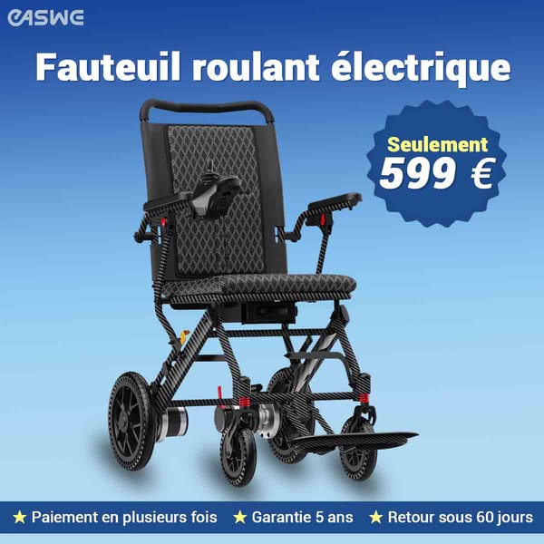 Easwe® E10 – Fauteuil roulant électrique pour seniors
