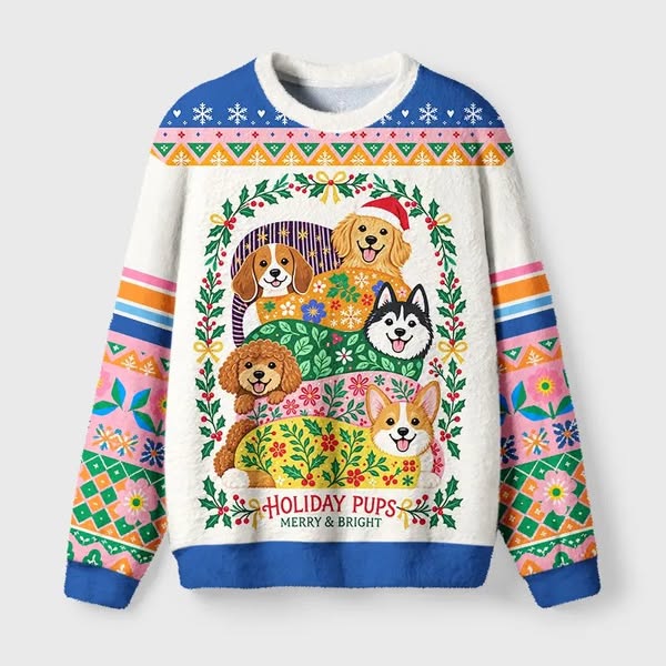 Cozy chaos. Holiday perfect.