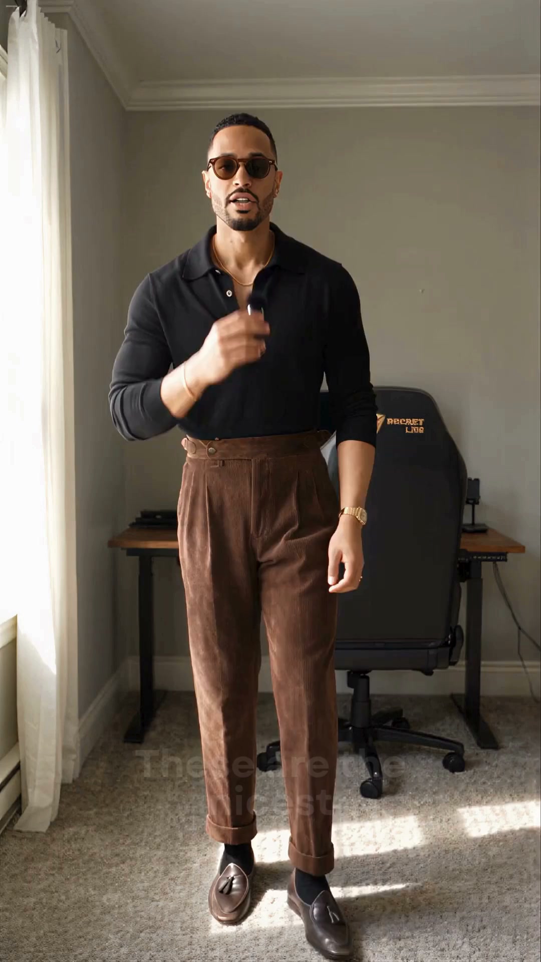 Stratton Corduroy Trousers - 50% Off