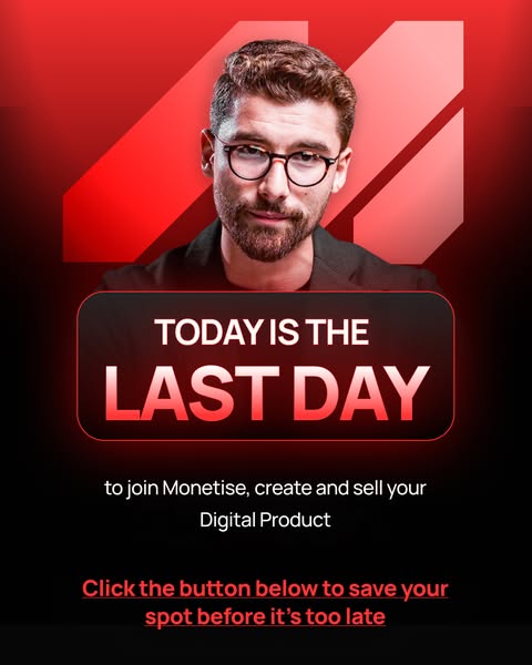 Today is the last day to get inside