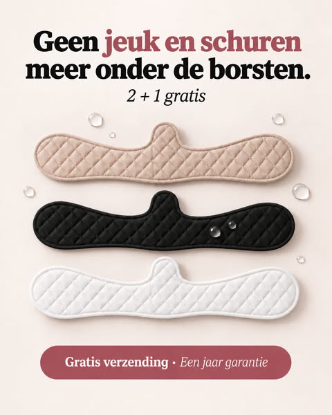 Droog onder de borsten