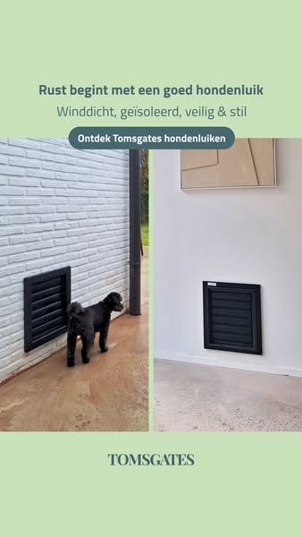 Geen klapperend hondenluik meer!