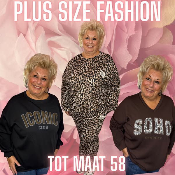 PLUS SIZE. COMFY. CUTE. & BETAALBAAR.