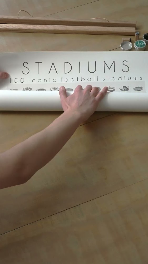 Den perfekte plakat til en fodboldfan!