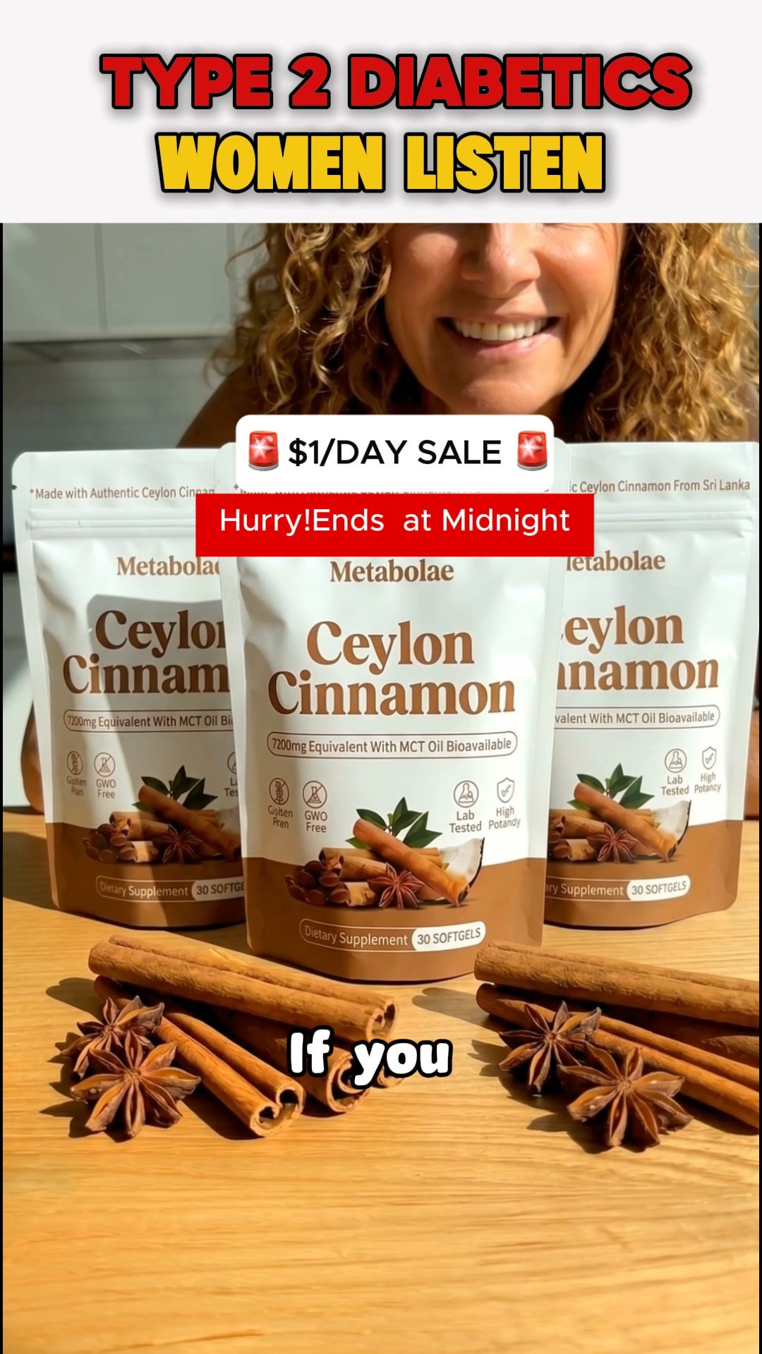 Ceylon Cinnamon 7200mg Equivalent with MCT Oil