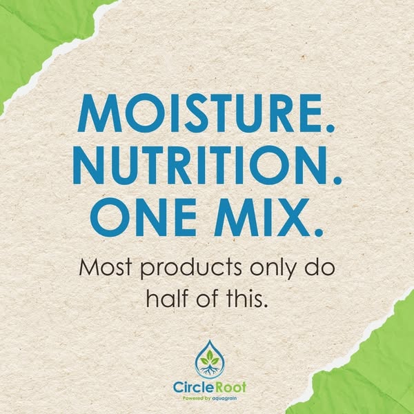 Feeds While It Holds Water.