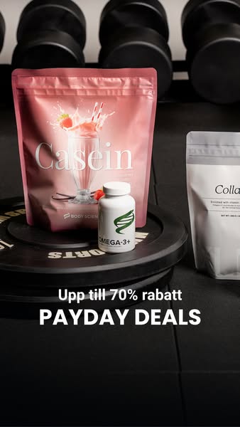 Upp till 70% rabatt på kosttillskott!
