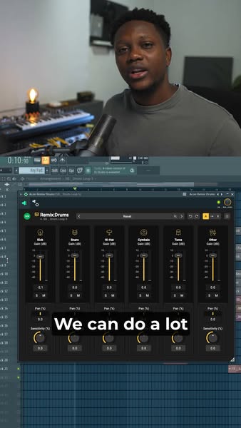 Remix:Drums Stem Separation Plugin