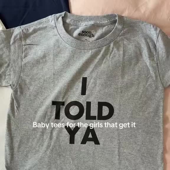 100% Cotton 90s Baby Tees