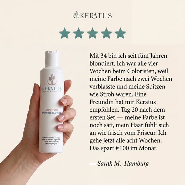 Verliere dein Blond nicht mehr zwischen den Terminen