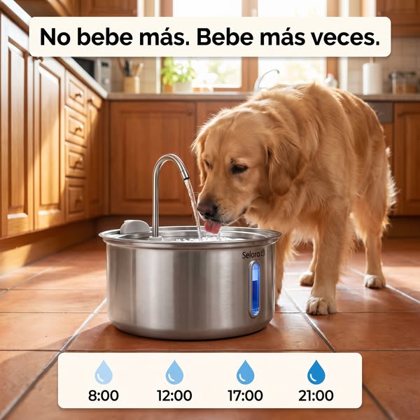 No bebe más. Bebe más veces.