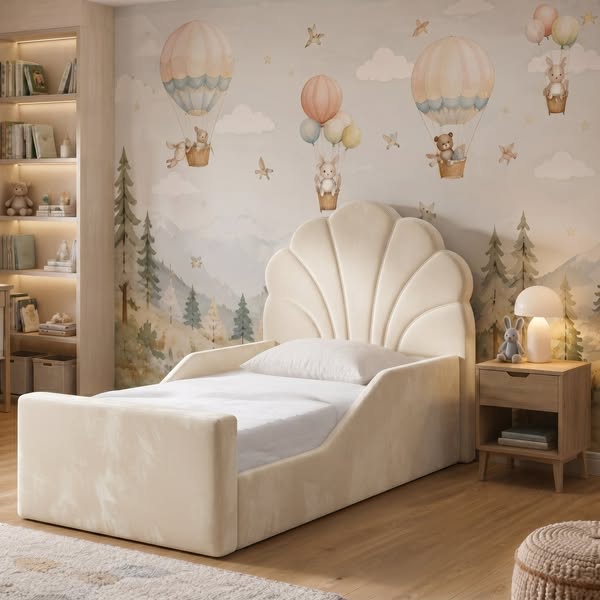 Scalloped Kids Bed - from PS299