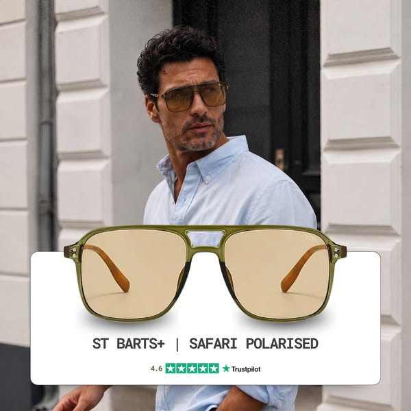 Luxury look. UV400 shield. All-day comfort.