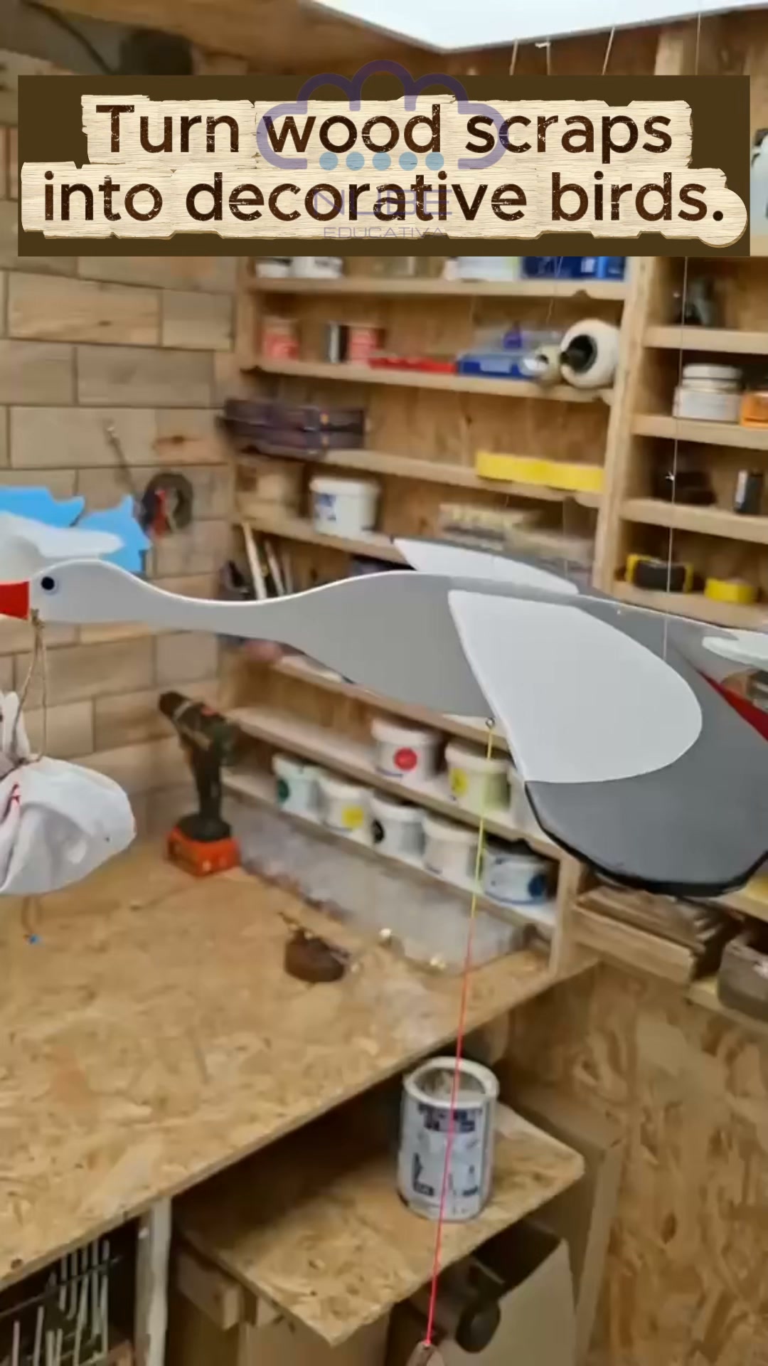 Create Wooden Birds with Full-Size Templates