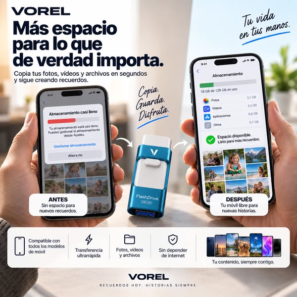 Compatible con todos los móviles