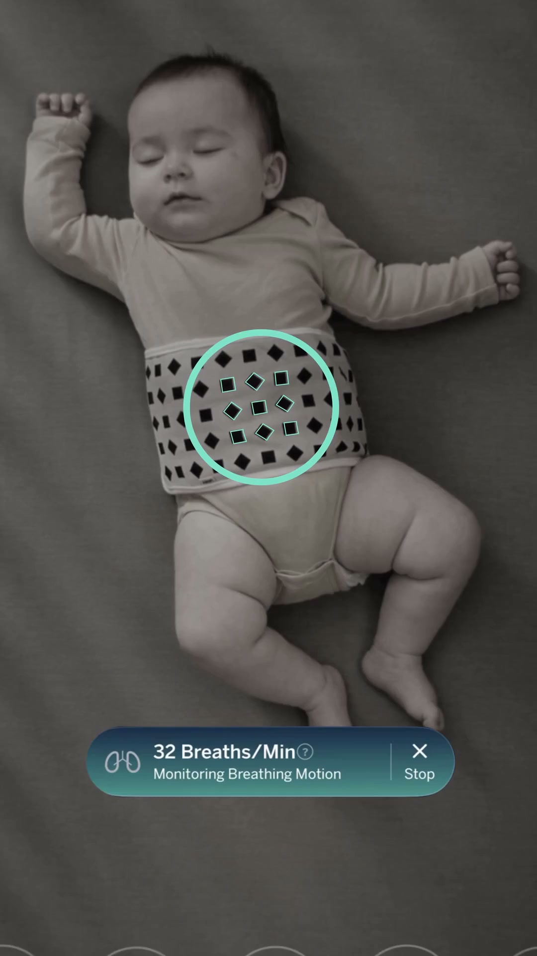 Ohne Sensoren am Baby
