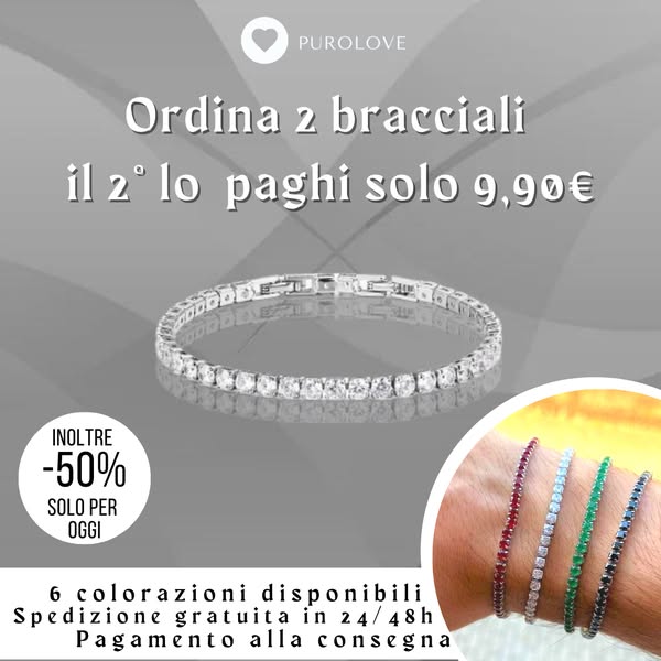 PUROLOVE™ - BRACCIALE TENNIS