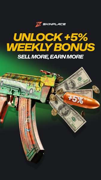 Weekly bonus active on all your next sales on SkinPlace