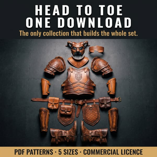 The Leather Armory - 30+ Cosplay & Fantasy Patterns