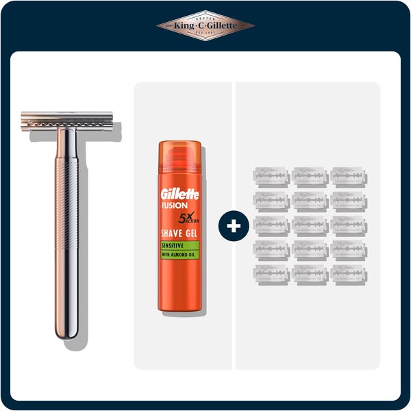 King C. Gillette Double Edge Safety Razor Shaping Kit