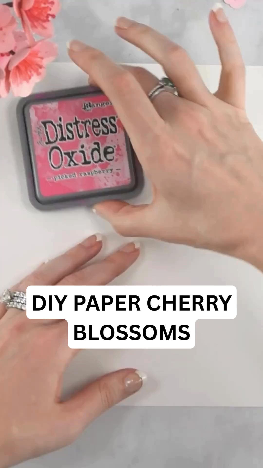 Make Paper Cherry Blossom Flowers