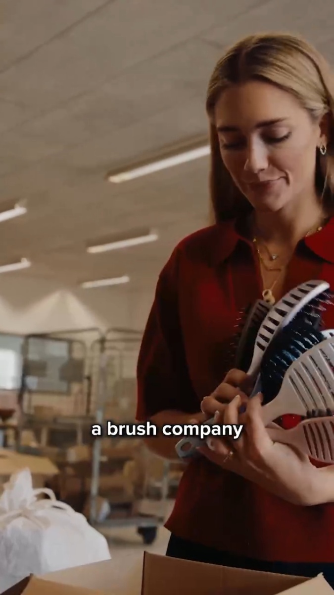 The brush that bends, so your hair doesn't break