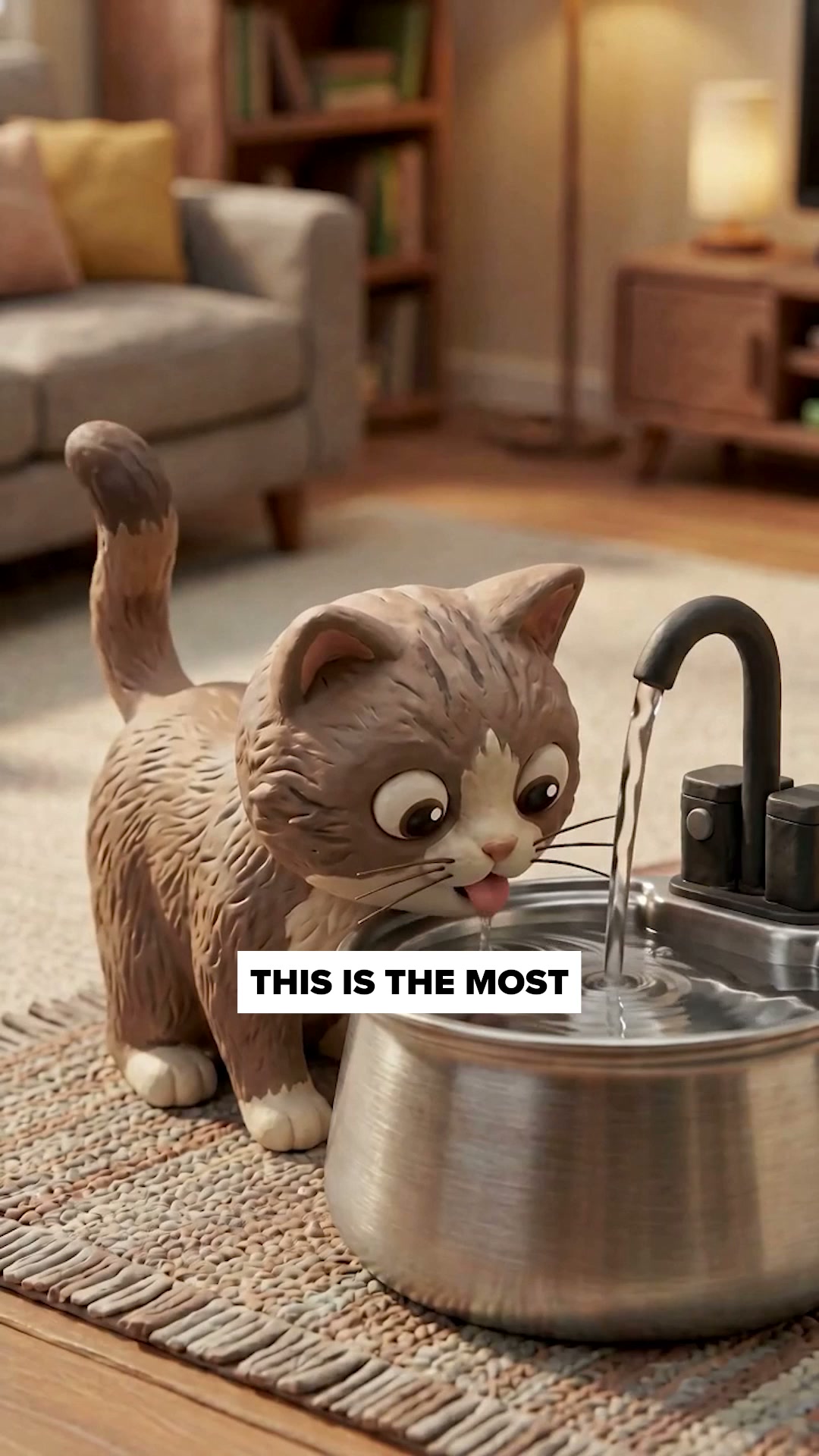 Cats Can't Get Enough Of This Fountain