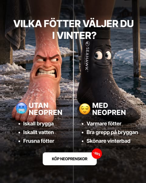 Gör det enkla valet för dina fötter i vinter