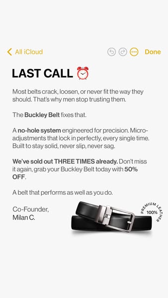 The Belt You Buy Once and Wear Forever