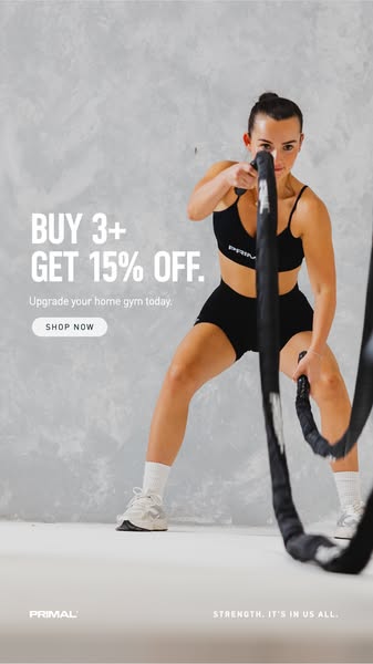 Upgrade Your Gym | Save 15%.