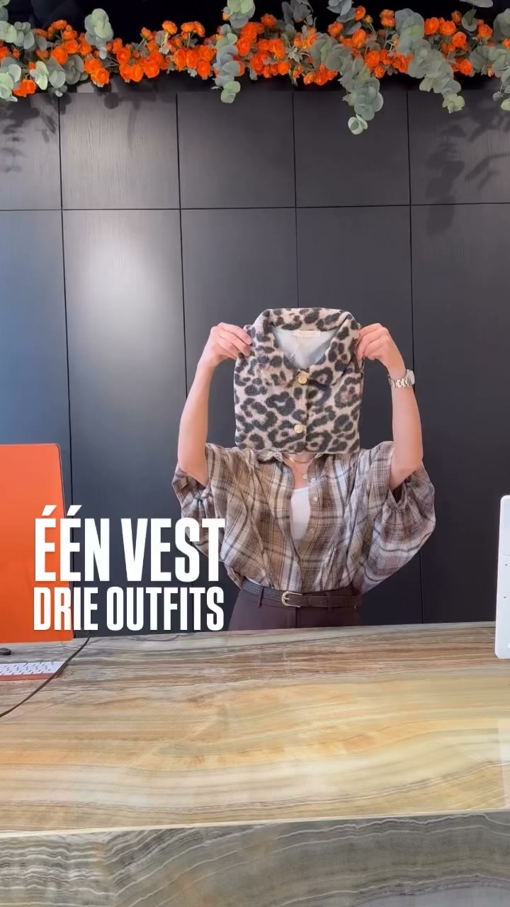 Eén vest, drie looks